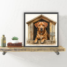 Load image into Gallery viewer, Diamond Painting - Full Round - Cute puppy (30*30CM)