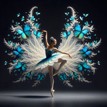 Load image into Gallery viewer, Diamond Painting - Full Round - Girl with gorgeous skirt (40*40CM)