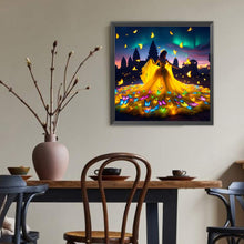 Load image into Gallery viewer, Diamond Painting - Full Round - Girl with gorgeous skirt (40*40CM)