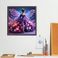 Load image into Gallery viewer, Diamond Painting - Full Round - Girl with gorgeous skirt (40*40CM)