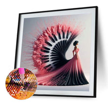 Load image into Gallery viewer, Diamond Painting - Full Round - Girl with gorgeous skirt (40*40CM)