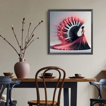 Load image into Gallery viewer, Diamond Painting - Full Round - Girl with gorgeous skirt (40*40CM)