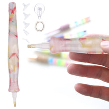 Load image into Gallery viewer, Resin 5D DIY Diamond Drill Pen with Tips Diamond Embroidery Accessories (White)