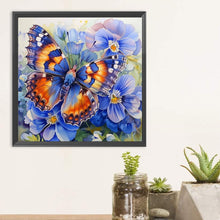 Load image into Gallery viewer, Diamond Painting - Full Round - Flower butterfly (30*30CM)