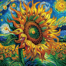 Load image into Gallery viewer, Diamond Painting - Partial Special Shaped - Beautiful flower (30*30CM)