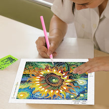 Load image into Gallery viewer, Diamond Painting - Partial Special Shaped - Beautiful flower (30*30CM)