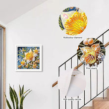 Load image into Gallery viewer, Diamond Painting - Partial Special Shaped - Beautiful flower (30*30CM)