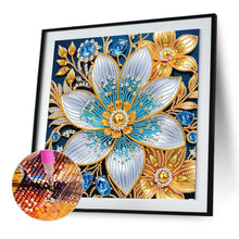 Load image into Gallery viewer, Diamond Painting - Partial Special Shaped - Beautiful flower (30*30CM)