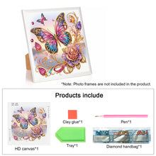 Load image into Gallery viewer, Diamond Painting - Partial Special Shaped - Dream butterfly (30*30CM)