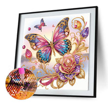 Load image into Gallery viewer, Diamond Painting - Partial Special Shaped - Dream butterfly (30*30CM)