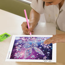 Load image into Gallery viewer, Diamond Painting - Partial Special Shaped - Dream butterfly (30*30CM)
