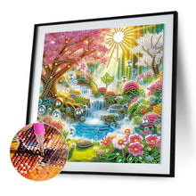 Load image into Gallery viewer, Diamond Painting - Partial Special Shaped - Wonderful tree (30*30CM)