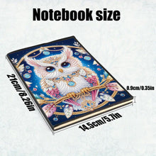 Load image into Gallery viewer, 50 Pages A5 Special Shaped Animal Mandala 5D Diamond Painting Notebook for Teens