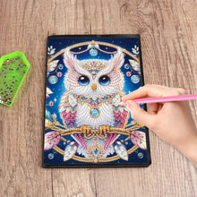 Load image into Gallery viewer, 50 Pages A5 Special Shaped Animal Mandala 5D Diamond Painting Notebook for Teens