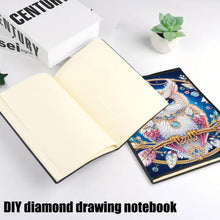 Load image into Gallery viewer, 50 Pages A5 Special Shaped Animal Mandala 5D Diamond Painting Notebook for Teens