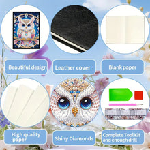 Load image into Gallery viewer, 50 Pages A5 Special Shaped Animal Mandala 5D Diamond Painting Notebook for Teens