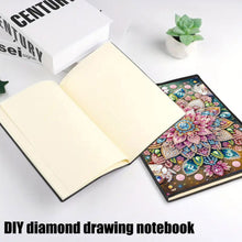 Load image into Gallery viewer, 50 Pages A5 Special Shaped Animal Mandala 5D Diamond Painting Notebook for Teens