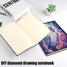 Load image into Gallery viewer, 50 Pages A5 Special Shaped Animal Mandala 5D Diamond Painting Notebook for Teens