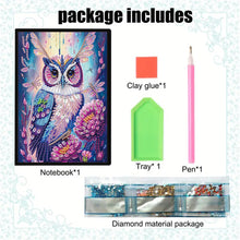 Load image into Gallery viewer, 50 Pages A5 Special Shaped Animal Mandala 5D Diamond Painting Notebook for Teens