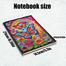 Load image into Gallery viewer, 50 Pages A5 Special Shaped Animal Mandala 5D Diamond Painting Notebook for Teens