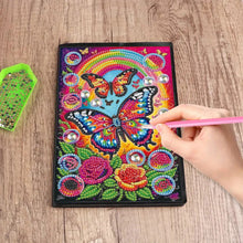 Load image into Gallery viewer, 50 Pages A5 Special Shaped Animal Mandala 5D Diamond Painting Notebook for Teens