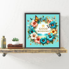 Load image into Gallery viewer, Diamond Painting - Full Round - Good morning wreath (30*30CM)