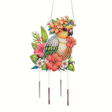 Load image into Gallery viewer, Double Sided Acrylic Special Shape Parrot DIY Diamond Painting Wind Chime
