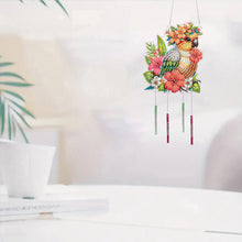 Load image into Gallery viewer, Double Sided Acrylic Special Shape Parrot DIY Diamond Painting Wind Chime