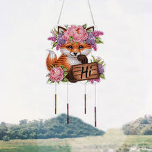 Load image into Gallery viewer, Double Sided Acrylic Special Shape Fox DIY Diamond Painting Wind Chime