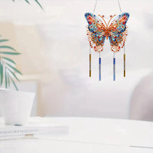 Load image into Gallery viewer, Double Sided Acrylic Special Shape Butterfly Diamond Painting Wind Chime