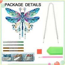Load image into Gallery viewer, Double Sided Acrylic Special Shape Dragonfly Diamond Painting Wind Chime