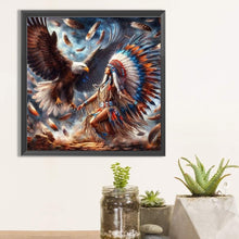 Load image into Gallery viewer, AB Diamond Painting - Full Round - Falconer (40*40CM)