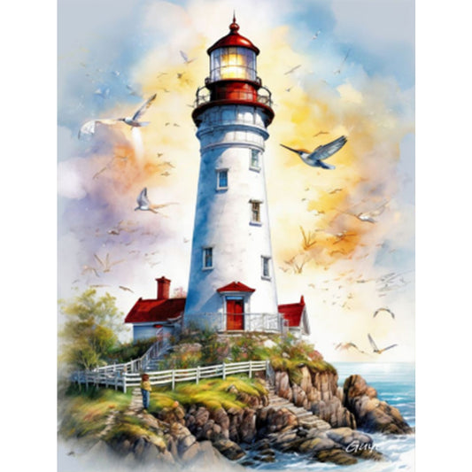 Diamond Painting - Full Square - Lighthouse (30*40CM)