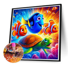 Load image into Gallery viewer, Diamond Painting - Full Round - Turtle and fish (40*40CM)