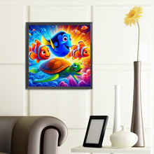 Load image into Gallery viewer, Diamond Painting - Full Round - Turtle and fish (40*40CM)