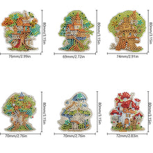 Load image into Gallery viewer, 6Pcs Diamond Painting Refrigerator Magnets for Home Decoration (Tree of Life)