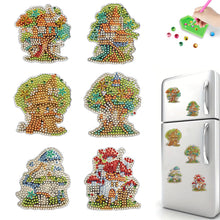 Load image into Gallery viewer, 6Pcs Diamond Painting Refrigerator Magnets for Home Decoration (Tree of Life)