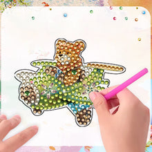 Load image into Gallery viewer, 6Pcs Animal Diamond Painting Refrigerator Magnets for Home Decor (Flying Bear)