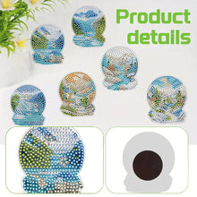 Load image into Gallery viewer, 6Pcs Diamond Painting Refrigerator Magnets for Home Decor (River Crystal Ball)