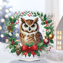 Load image into Gallery viewer, Christmas Table Top Diamond Painting Ornament Kits for Home Office (Owl)