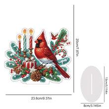 Load image into Gallery viewer, Christmas Table Top Diamond Painting Ornament Kits for Home Office (Cardinal)
