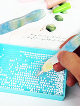 Load image into Gallery viewer, Diamond Painting Art Sticky Drill Dot Pen Stylus Diamond Art Pen (Blue Yellow)