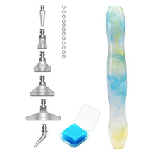 Load image into Gallery viewer, Diamond Painting Art Sticky Drill Dot Pen Stylus Diamond Art Pen (Blue Yellow)