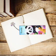 Load image into Gallery viewer, 3Pcs Special Shape Panda Diamond Painting Bookmark Making Kit 14.7x5cm