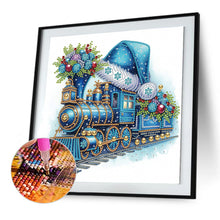 Load image into Gallery viewer, Diamond Painting - Partial Special Shaped - Christmas train (30*30CM)