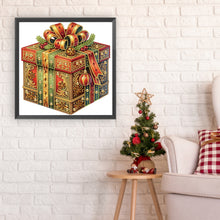 Load image into Gallery viewer, Diamond Painting - Partial Special Shaped - Christmas gift box (30*30CM)