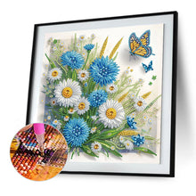 Load image into Gallery viewer, Diamond Painting - Full Round - Flower butterfly (30*30CM)