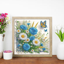 Load image into Gallery viewer, Diamond Painting - Full Round - Flower butterfly (30*30CM)