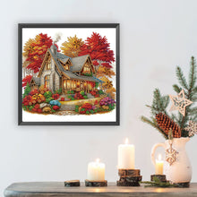 Load image into Gallery viewer, Diamond Painting - Partial Special Shaped - Maple house (30*30CM)