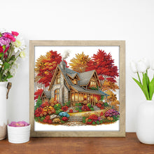 Load image into Gallery viewer, Diamond Painting - Partial Special Shaped - Maple house (30*30CM)